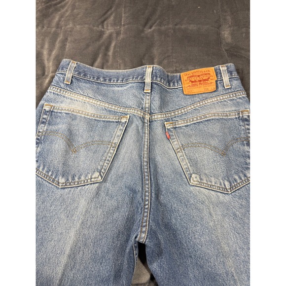 Mens Vintage Denim Jeans Light‎ Wash Distressed - Picture 12 of 14